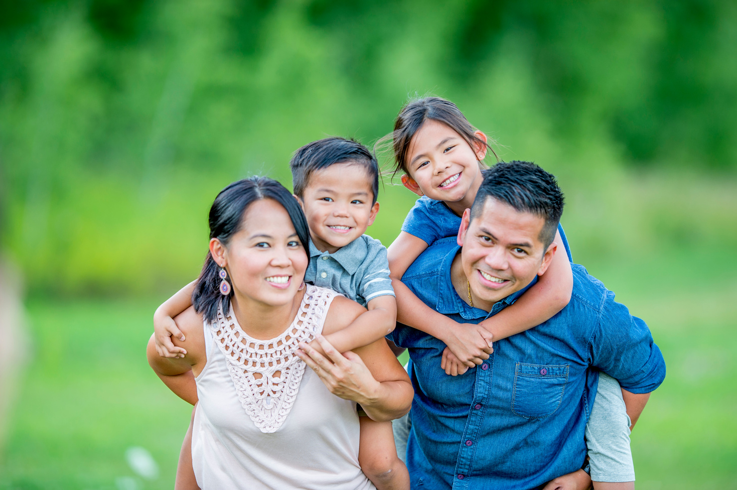 Smiling Family